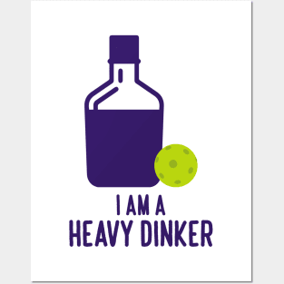 Pckleball-Dink-Heavy Dinker-game-funny-design Posters and Art